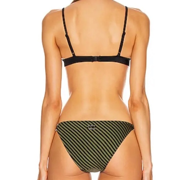 *NWT* SOLID & STRIPED MORGAN BIKINI SET - Picture 3 of 4